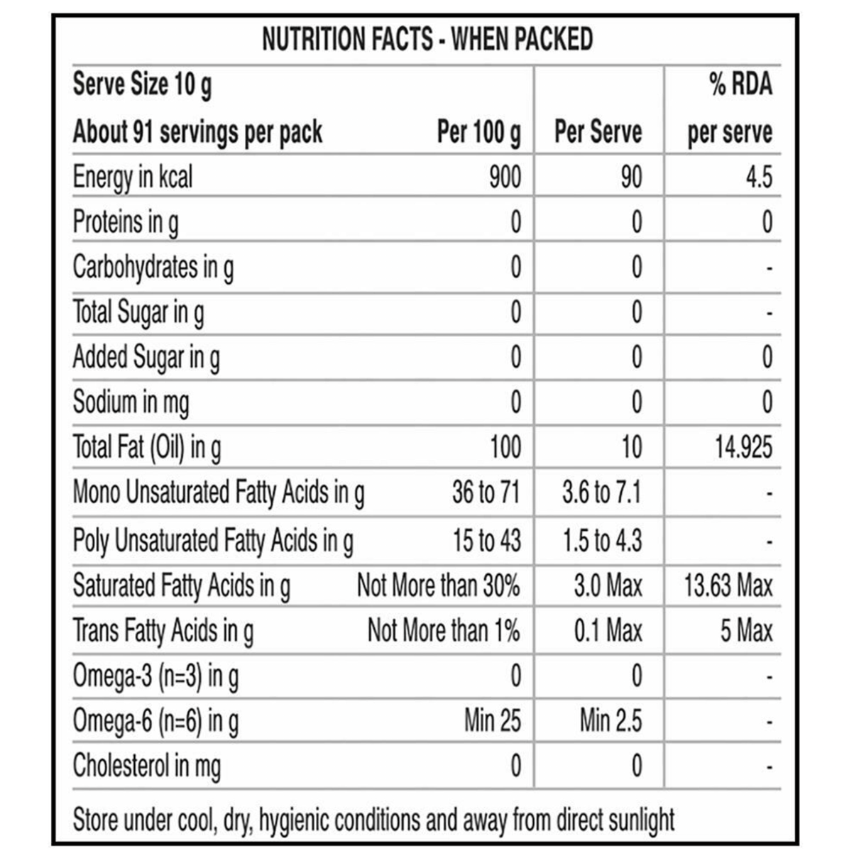 Freedom Double Filtered Ground Nut Oil 1L
