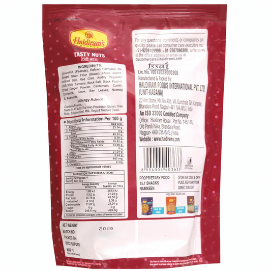 Haldiram's Nagpur Tastey Roasted Nuts 200 g