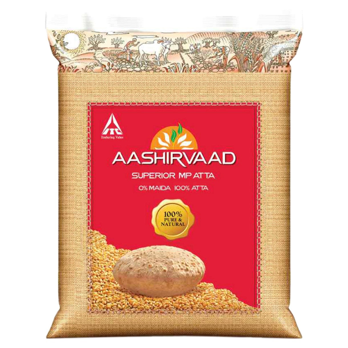 Aashirvaad Superior Whole Wheat MP Atta 5 Kg