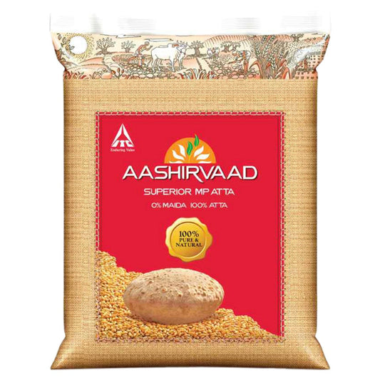 Aashirvaad Superior Whole Wheat MP Atta 5 Kg