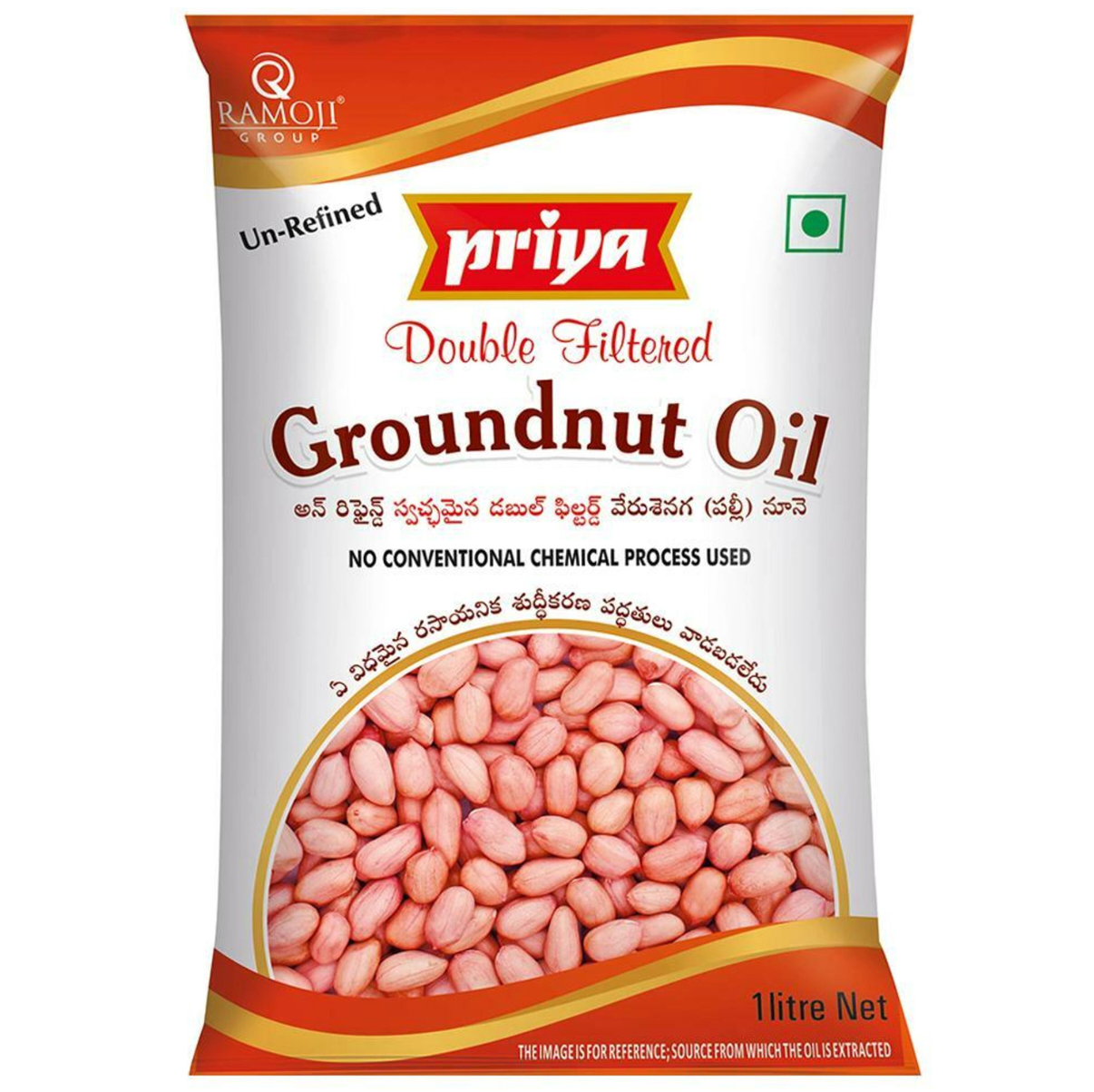 Priya Double Filtered Ground Nut Oil 1L