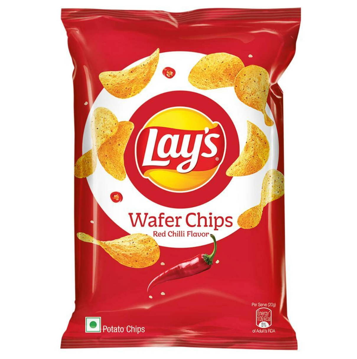 Lay's Red Chilli Flavour Potato Wafer Chips 82g