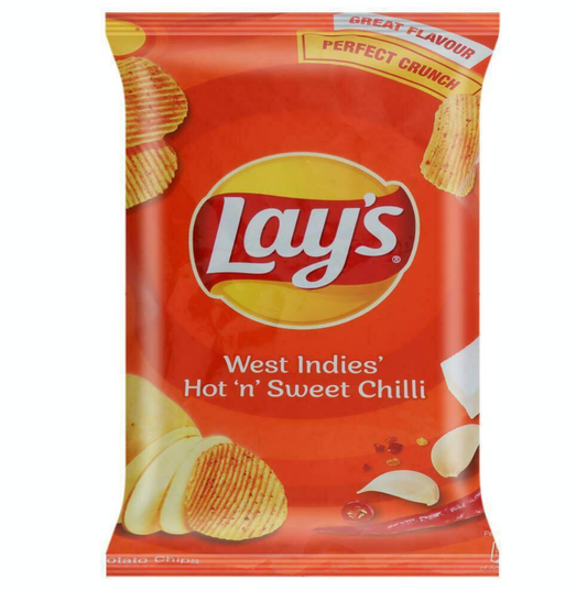 Lay's West Indies Hot & Sweet Chilli Potato Chips 80g