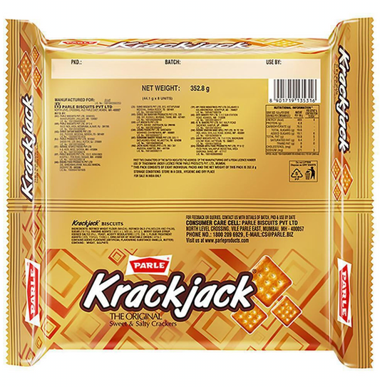 Parle Krack Jack Sweet & Salty Biscuits 352g