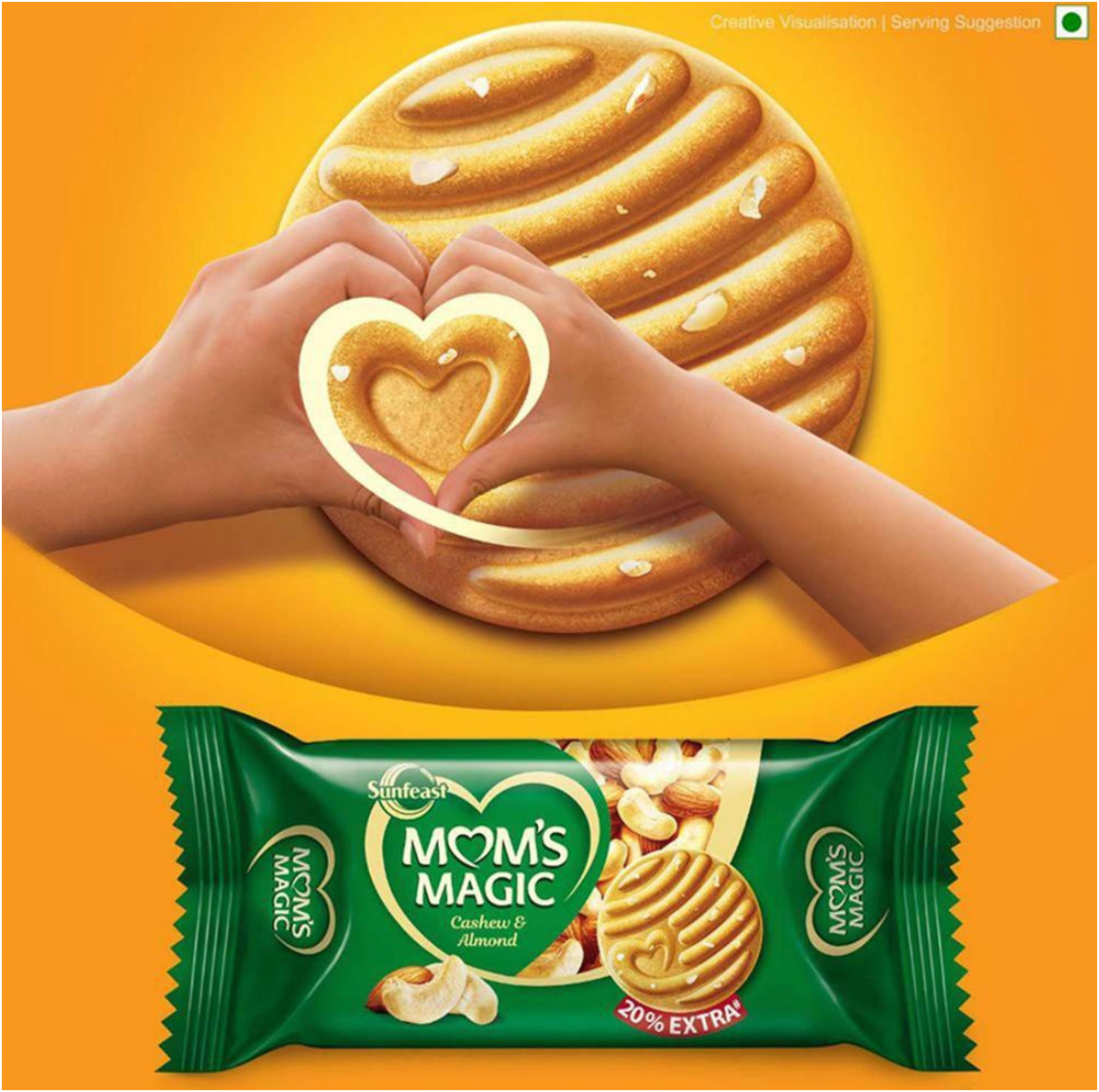 Sunfeast Mom's Magic Cashew & Almonds Biscuits 544g