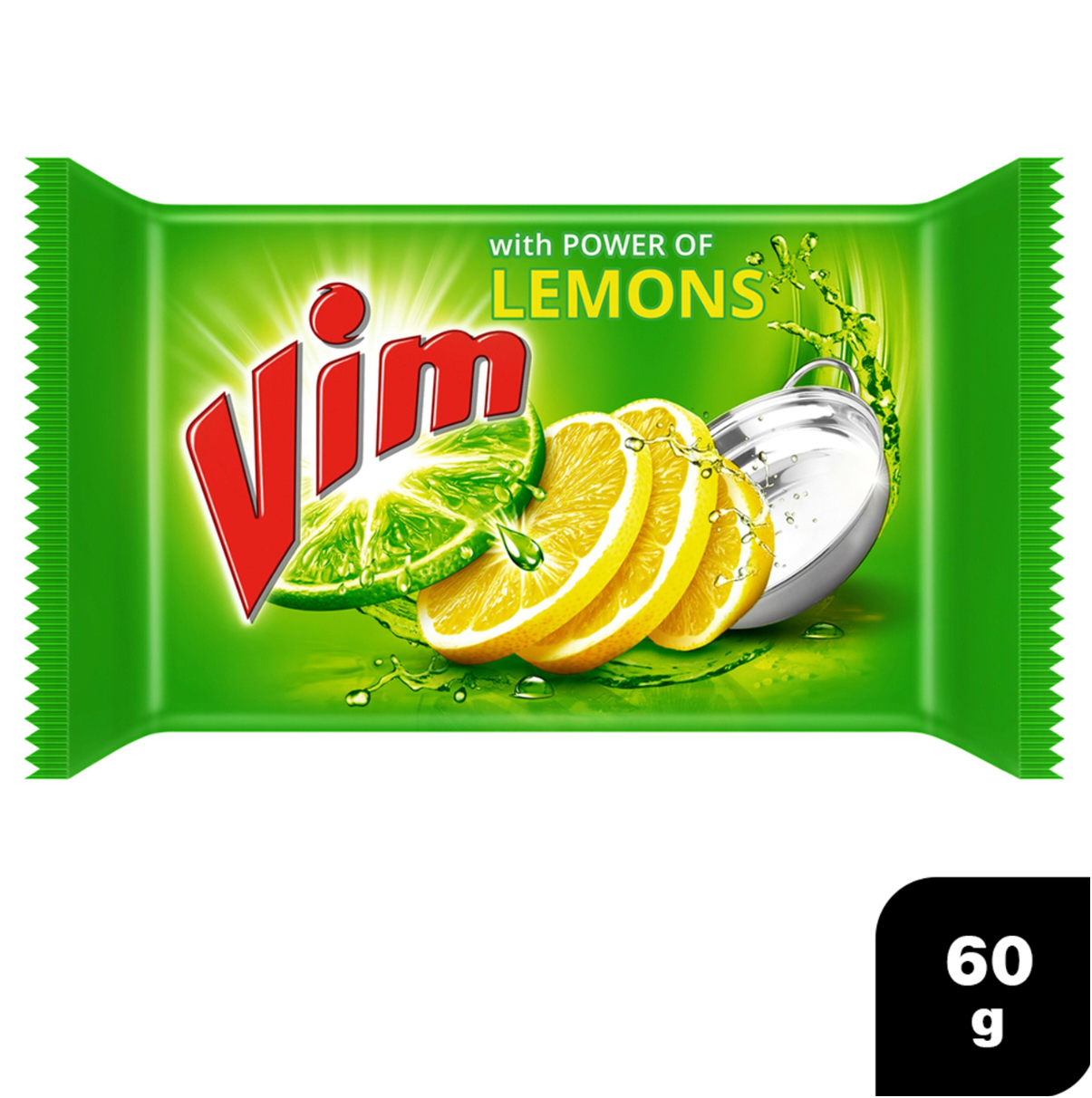 Vim Lemon Dishwash Bar 60g