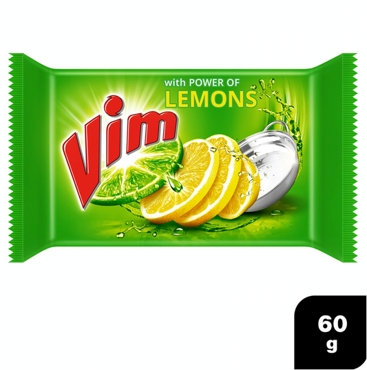 Vim Lemon Dishwash Bar 60g