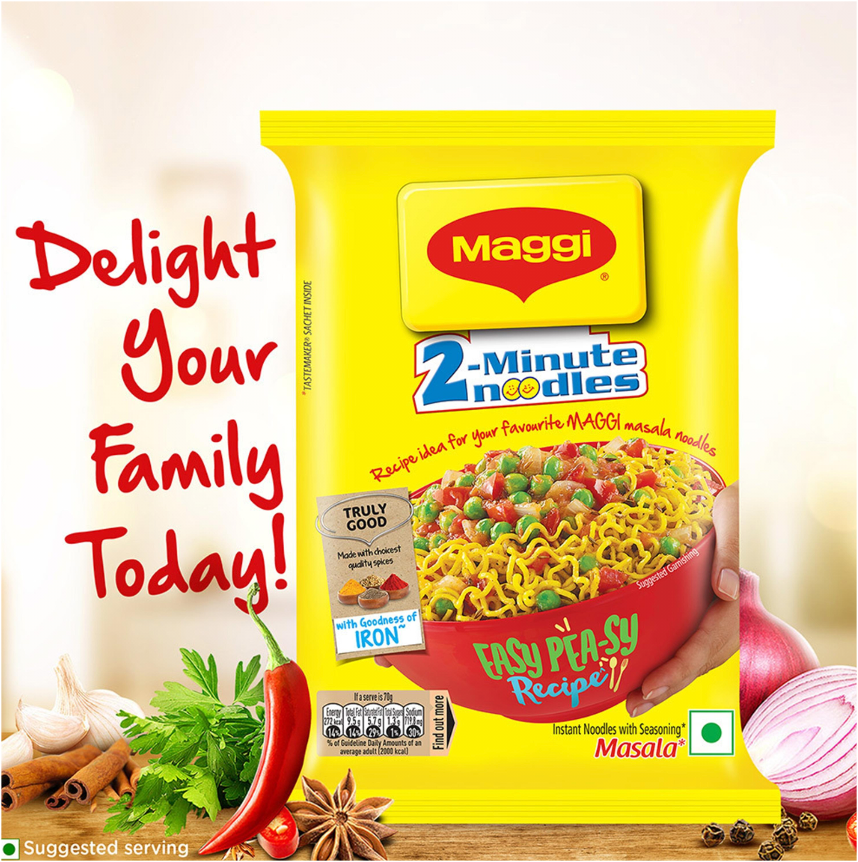 Maggi 2-Minutes Masala Noodles 70g