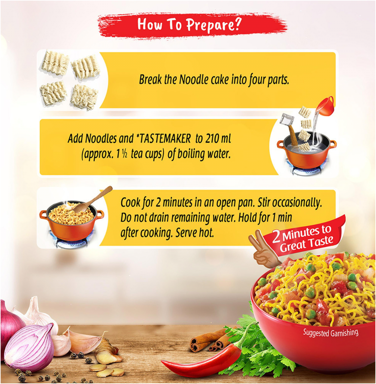 Maggi 2-Minutes Masala Noodles 70g