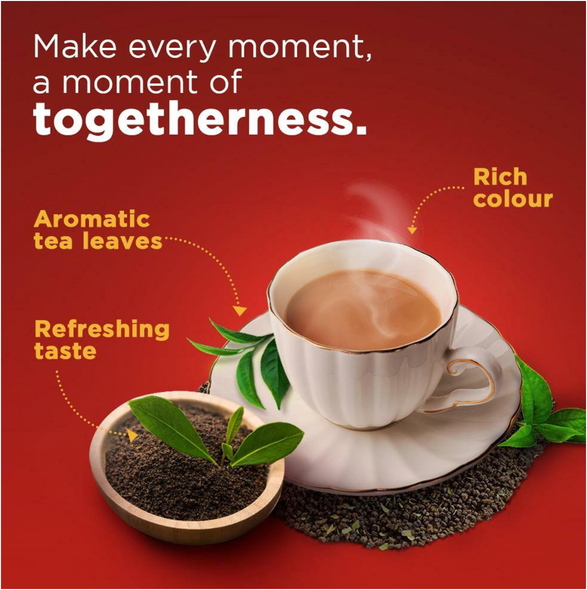 Brooke Bond Red Label Strong Blend Tea 1 kg