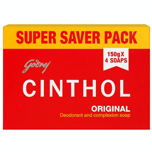 Cinthol Original Deo & Complexion Soap 150 g (Pack of 4)
