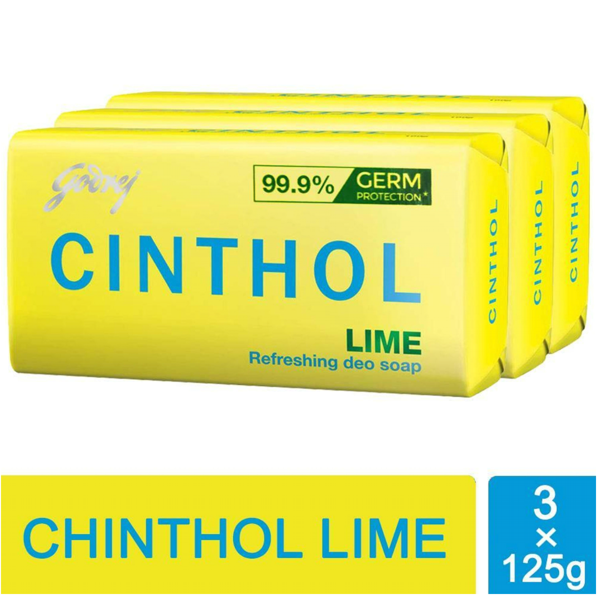 Cinthol Lime Refreshing Deo Soap 125 g