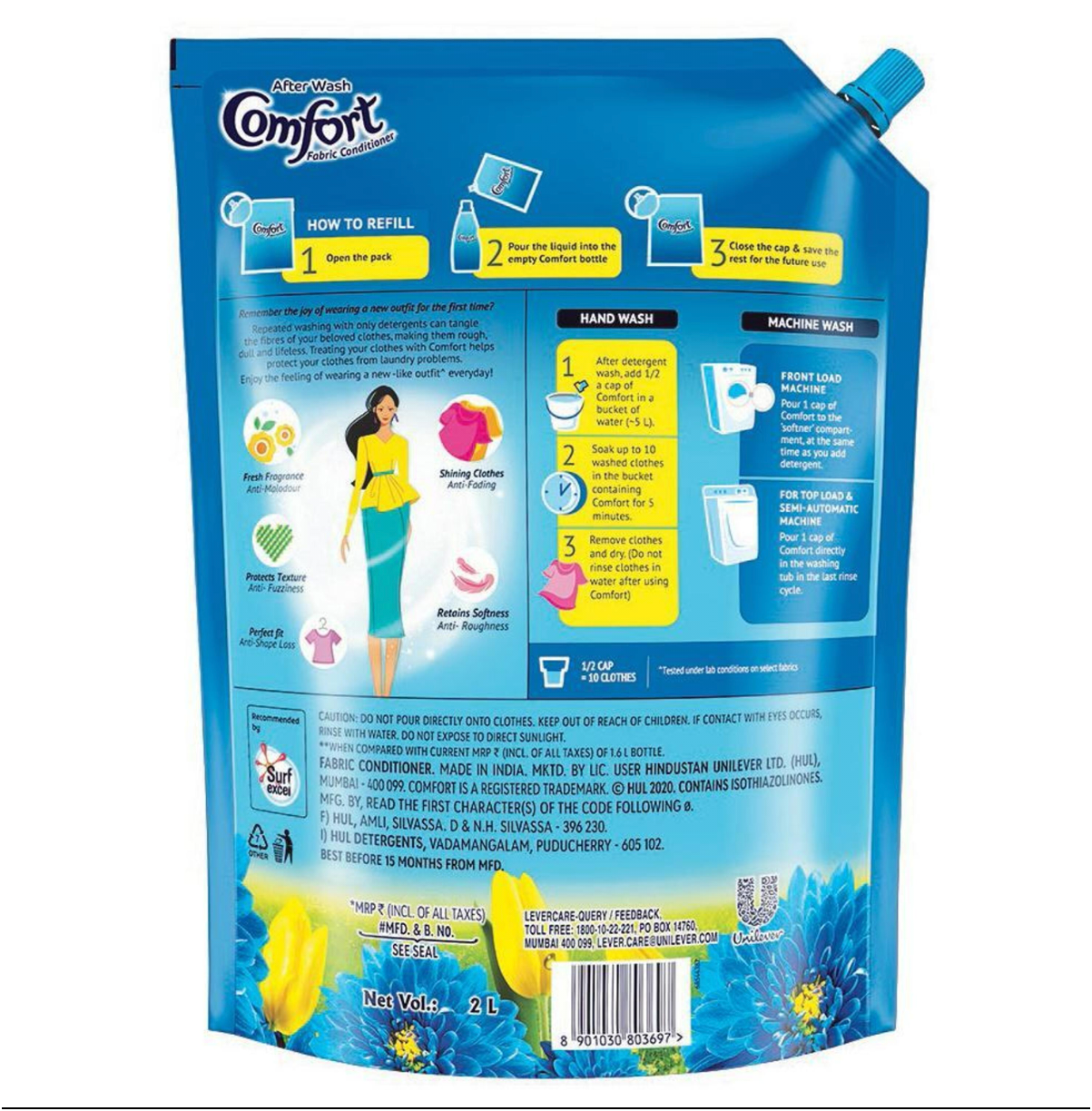 Comfort After Wash Fabric conditioner 2L