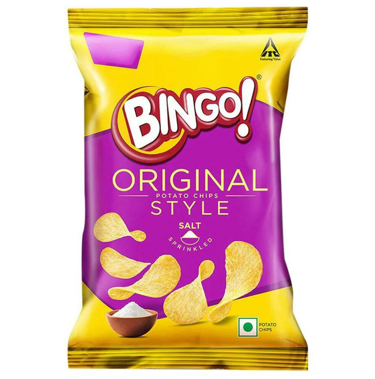 Bingo Original Style Salt Sprinkled Potato Chips 85g